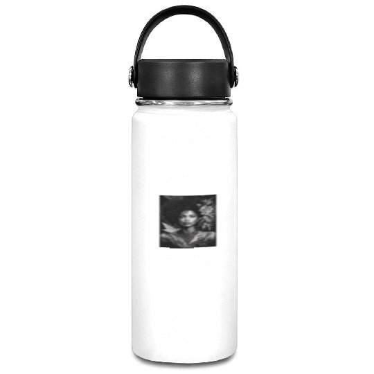 Black-and-White Afrocentric Art Vacuum Flask