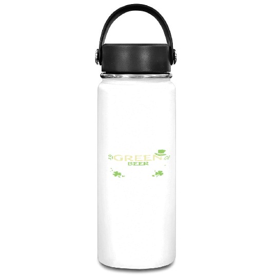 Green beer and shamrocks Vacuum Flask