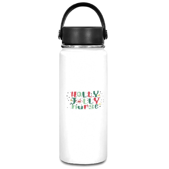 HOLLY JOLLY NURSE 3 Vacuum Flask