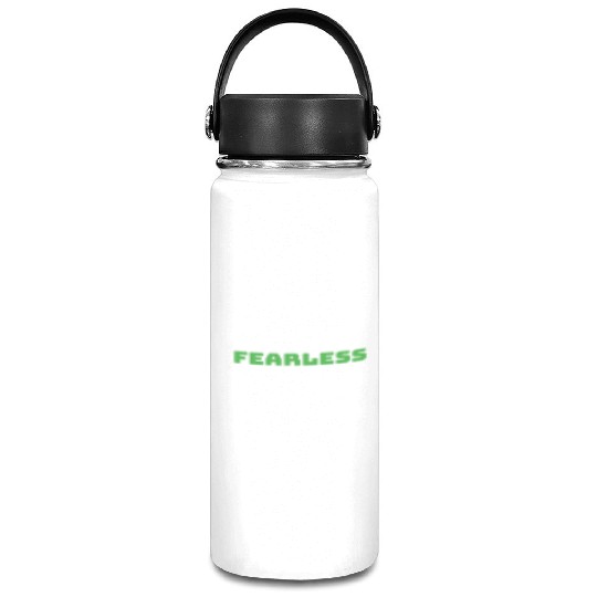 Do Something Fearless Green Vacuum Flask