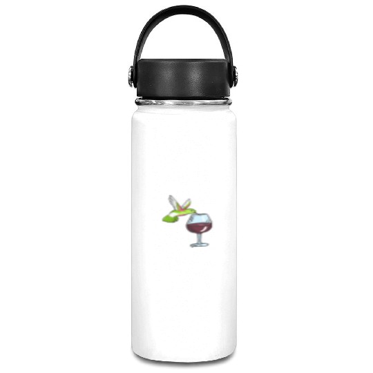 Hummingbird Drinking Wine Birdwatching Hummingbird Vacuum Flask