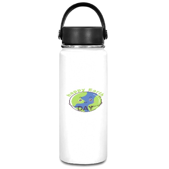 Happy Earth Day Vacuum Flask