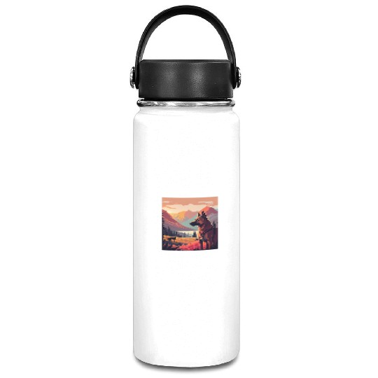 Belgian Malinois Nature Vacuum Flask