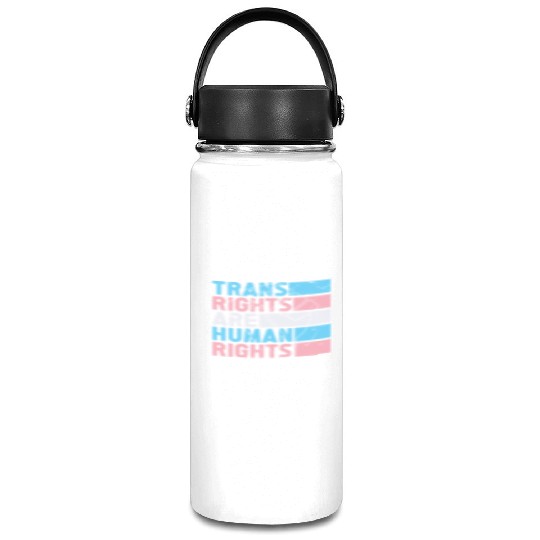 Trans Rights Are Human Rights Support LGBT Pride Vacuum Flask