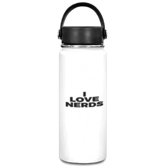 I Love Nerds Vacuum Flask
