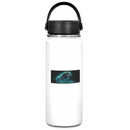 Neon Moon Wolf Vacuum Flask