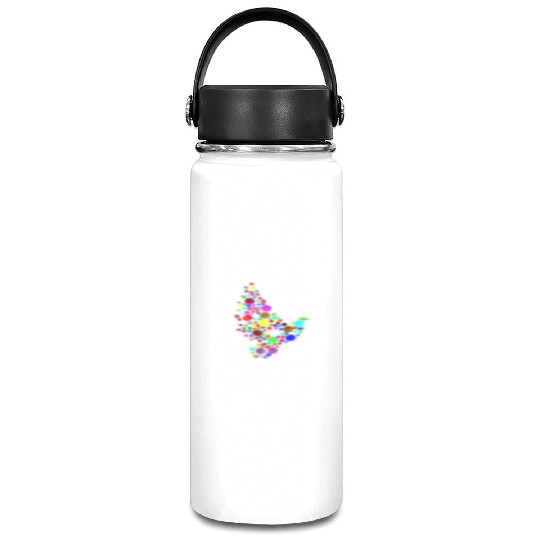 Bird Colourful bird Vacuum Flask
