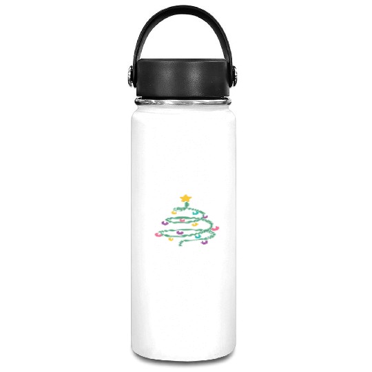Christmas Light Christmas Tree Vacuum Flask