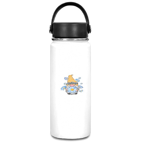 Z4R8 Daisy Gnomes Floral Gnomes Spring Vacuum Flask