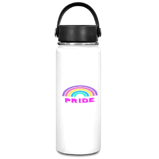 Prideful Rainbow Celebrating Pride Month Vacuum Flask