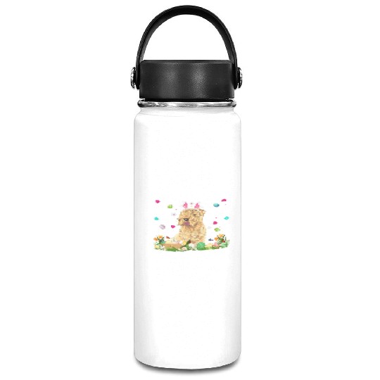 Easter Egg Wheaten Dog Easter Sunday Vacuum Flask