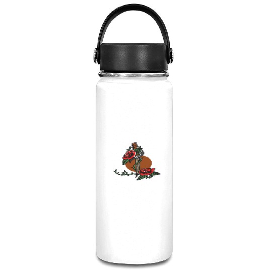 Twilight Dagger Flower Vacuum Flask