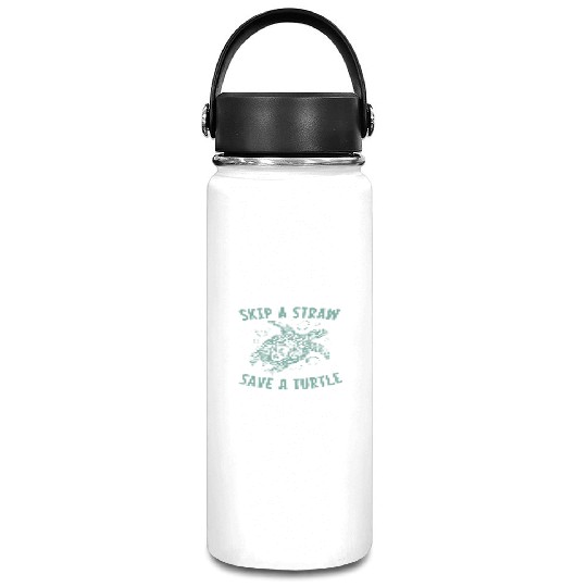 Skip A Straw Save A Turtle Earth Day Vacuum Flask