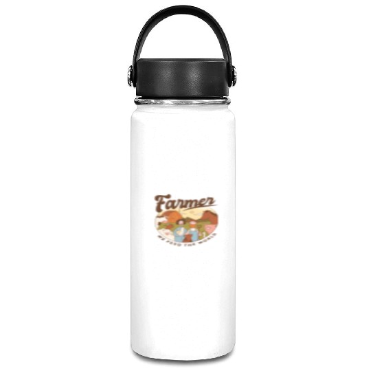 Farmer We Feed The World Vacuum Flask