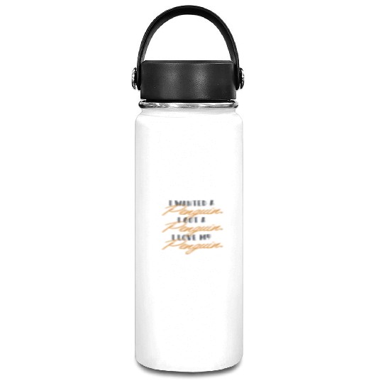 I Love My Penguin King Emperor Sea Bird Vacuum Flask