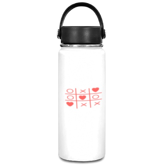 Cool Valentine s Day Criss Cross Heart Vacuum Flask