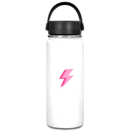 Layered trendy hot pink and light pink lightning Vacuum Flask