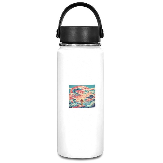 Retro Wave Nostalgia Vacuum Flask