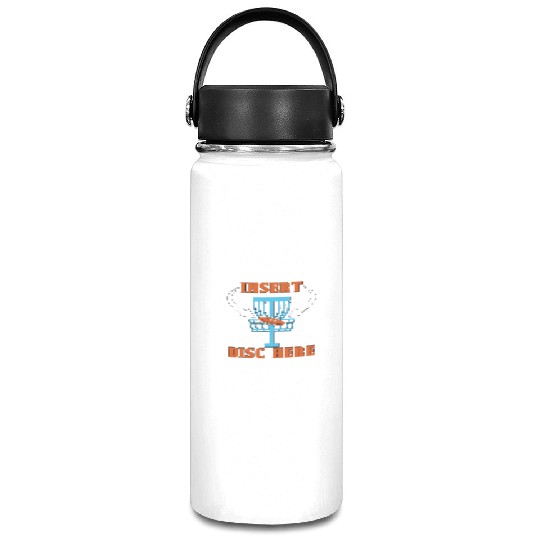Disc Golf Insert Disc Here Ultimate Frisbee Golfer Vacuum Flask