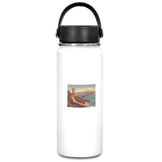 Golden Gate Bridge California Vacuum Flask, Golden Gate