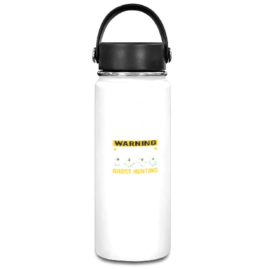 Warning Ghost Hunting Hunter Paranormal Vacuum Flask