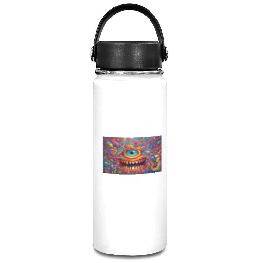 Going On a Little Trip - Cyclops and Teeth Psyched Vacuum Flask