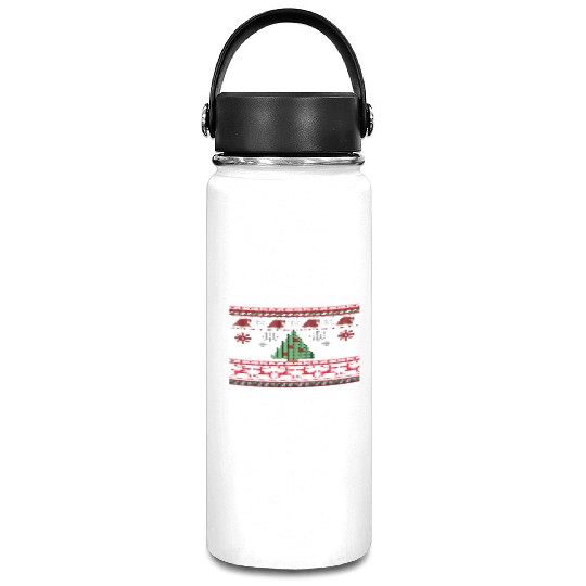 Winter Knitting Funny Holiday Vacuum Flask