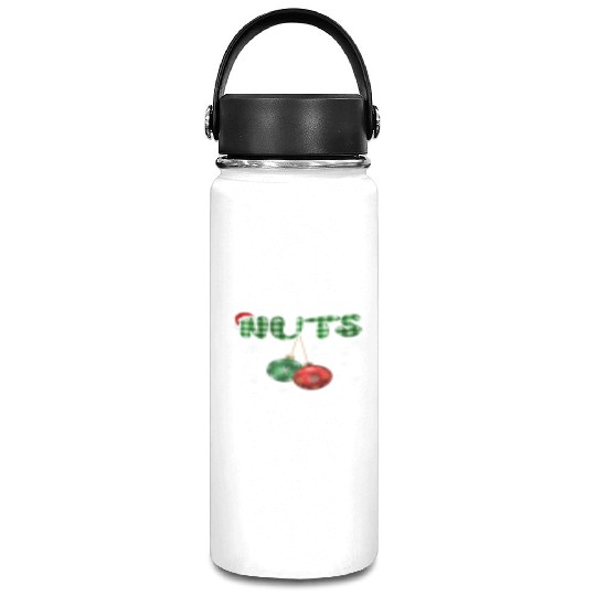 Chest Nuts Christmas Funny Couple Matching Vacuum Flask