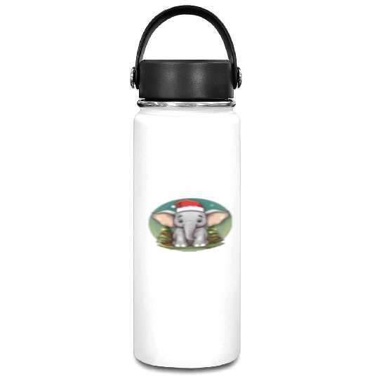 Elephant Christmas Vacuum Flask