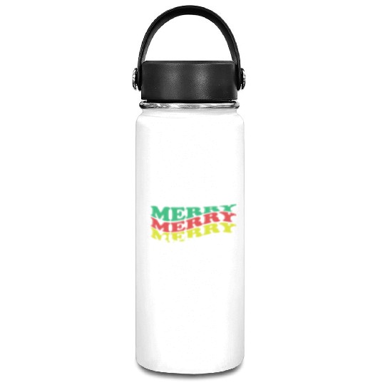 Merry merry merry Christmas, Xmas Design Vacuum Flask
