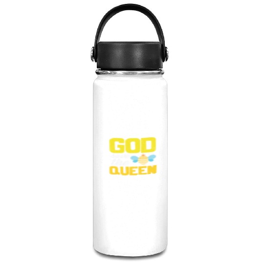 Earth Quote God Save The Queen Bee Vacuum Flask