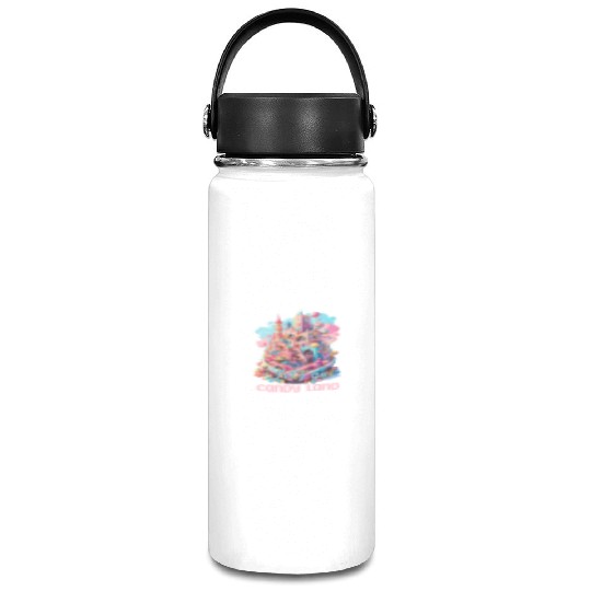 Let's Go Candy Land Graphic Vacuum Flask