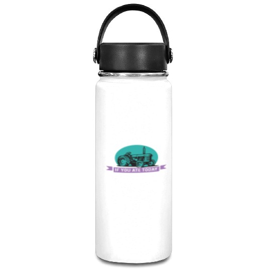 Thank a Farmer Thankful Person Gift Vacuum Flask