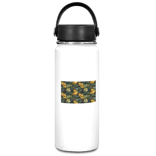 Fall Leaves Pattern Vacuum Flask