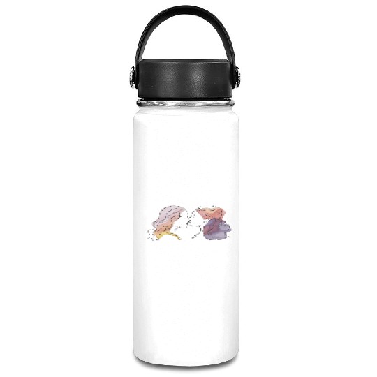 Lesbian Couple Simple Minimalistic Drawing Vacuum Flask