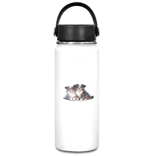 Australian Shepherd I Was Normal 2 Aussies Ago Vacuum Flask