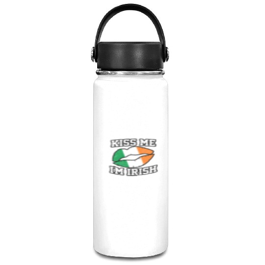KISS ME IM IRISH ST PATRICKS DAY Vacuum Flask