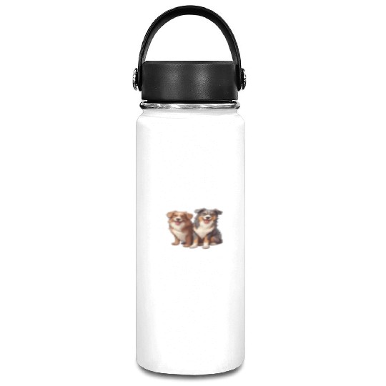 Australian Shepherd I Was Normal 2 Aussies Ago Vacuum Flask