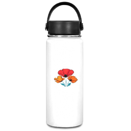 Poppy Bloom Vacuum Flask
