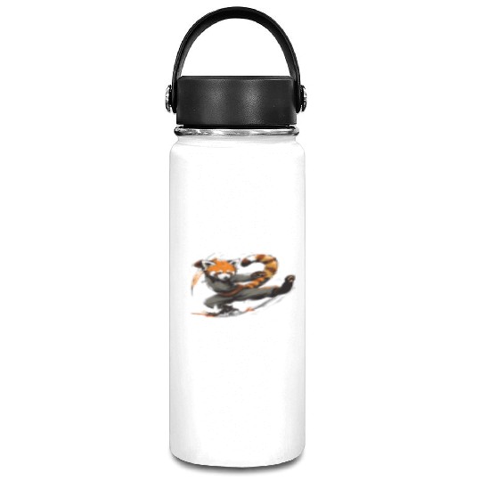 High Kick Red Panda Vacuum Flask