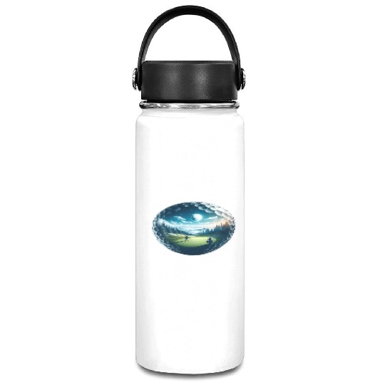 Twilight A Golf Dream Scape Surreal Golfing Course Vacuum Flask