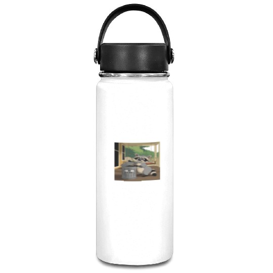 Racoon Trash Panda Metal Trash Can No Vacancy Vacuum Flask