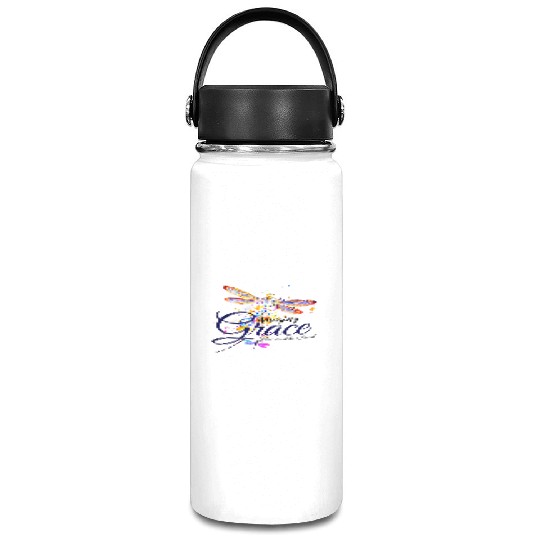 Amazing Grace Dragonfly splatter Vacuum Flask
