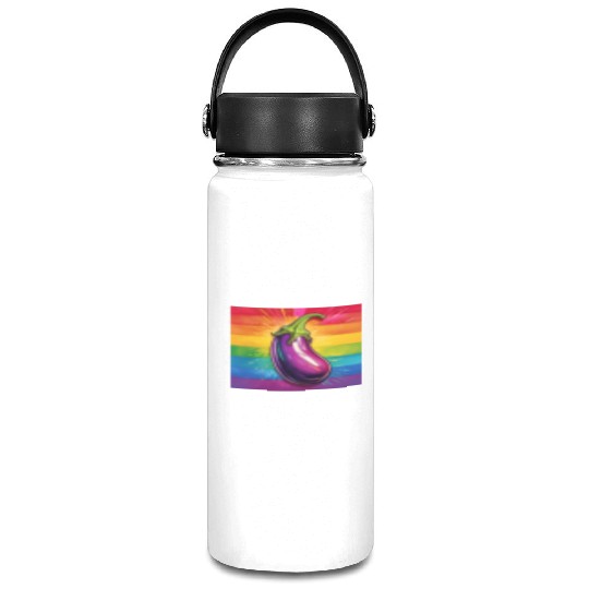 LGBTQ Eggplant Vacuum Flask