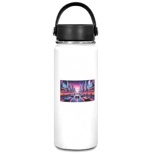 Neon Nostalgia 2084 Vacuum Flask