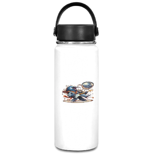 Disco Ball Guitar Raven Vacuum Flask