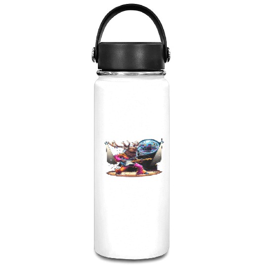 Disco Ball Guitar Elk Vacuum Flask