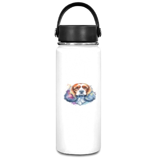 American Cocker Spaniel Watercolor Vacuum Flask