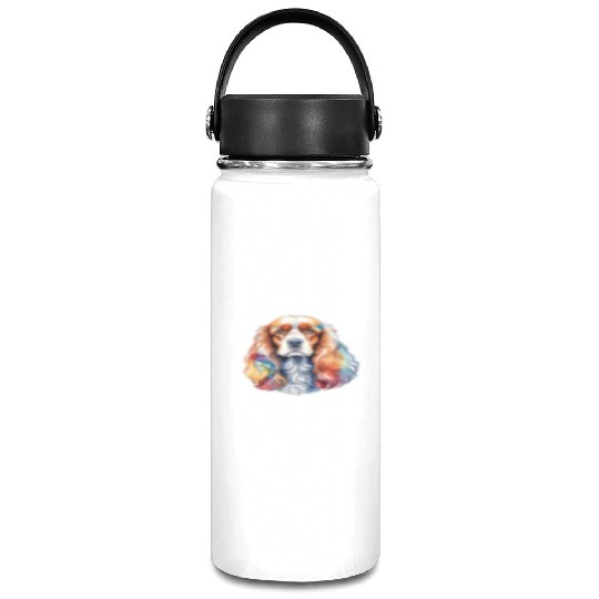 American Cocker Spaniel Watercolor Vacuum Flask