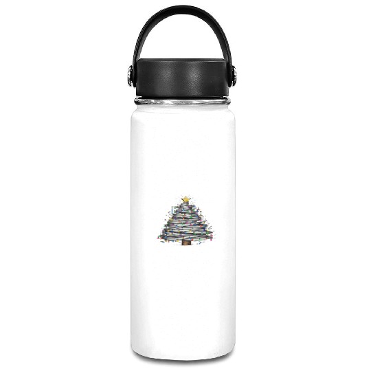 Christmas Light Tree Holiday Vacuum Flask